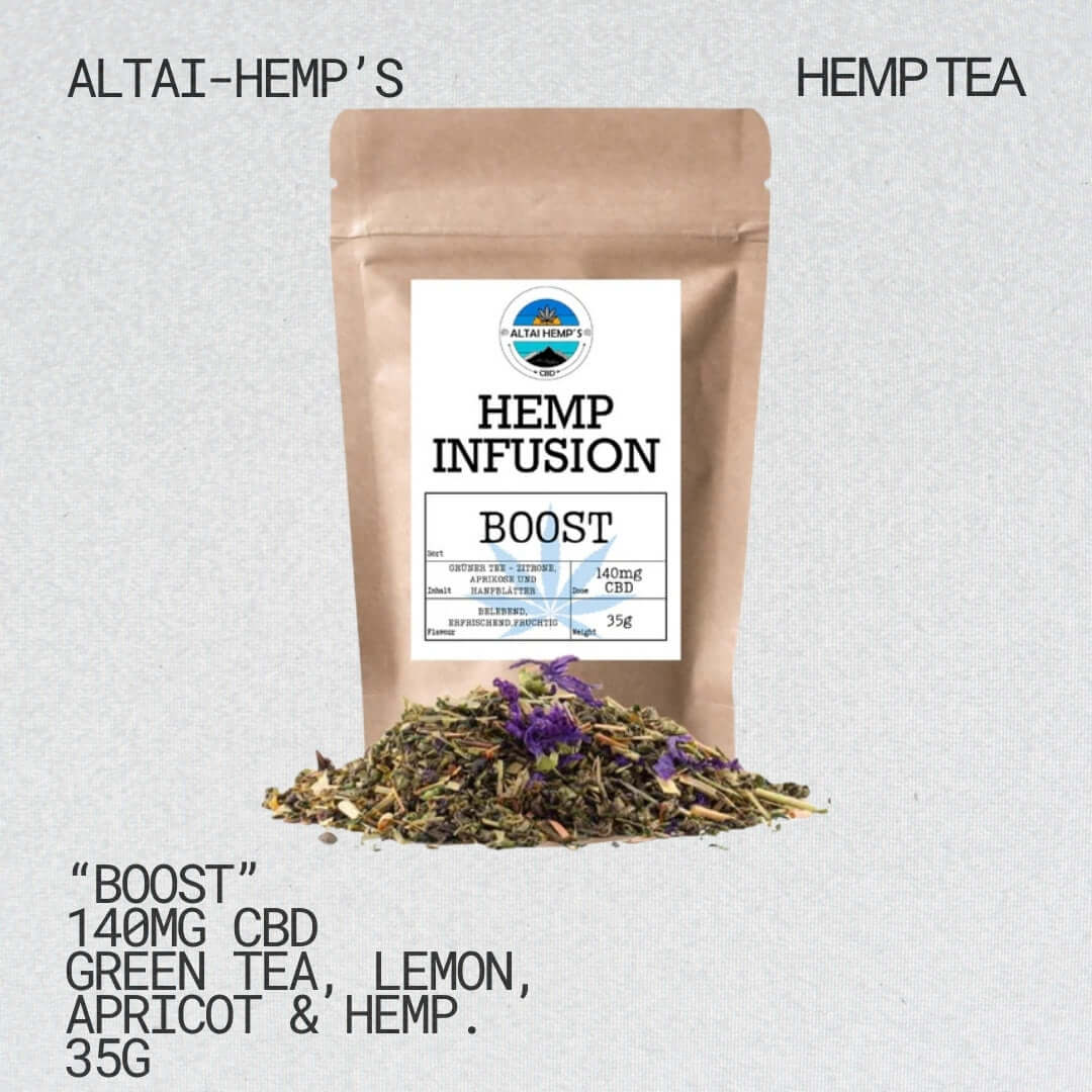 Organic CBD Hanftee "Boost" Altai-Hemp's Tea & Infusions