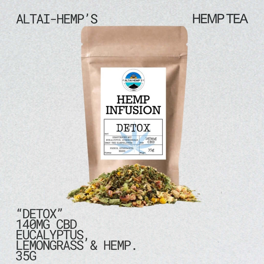Organic CBD Hanftee "DETOX" Altai-Hemp's Tea & Infusions