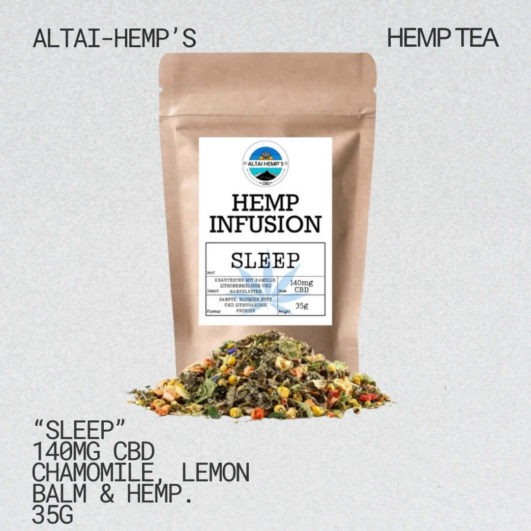Organic CBD Hanftee "Sleep" Altai-Hemp's Tea & Infusions