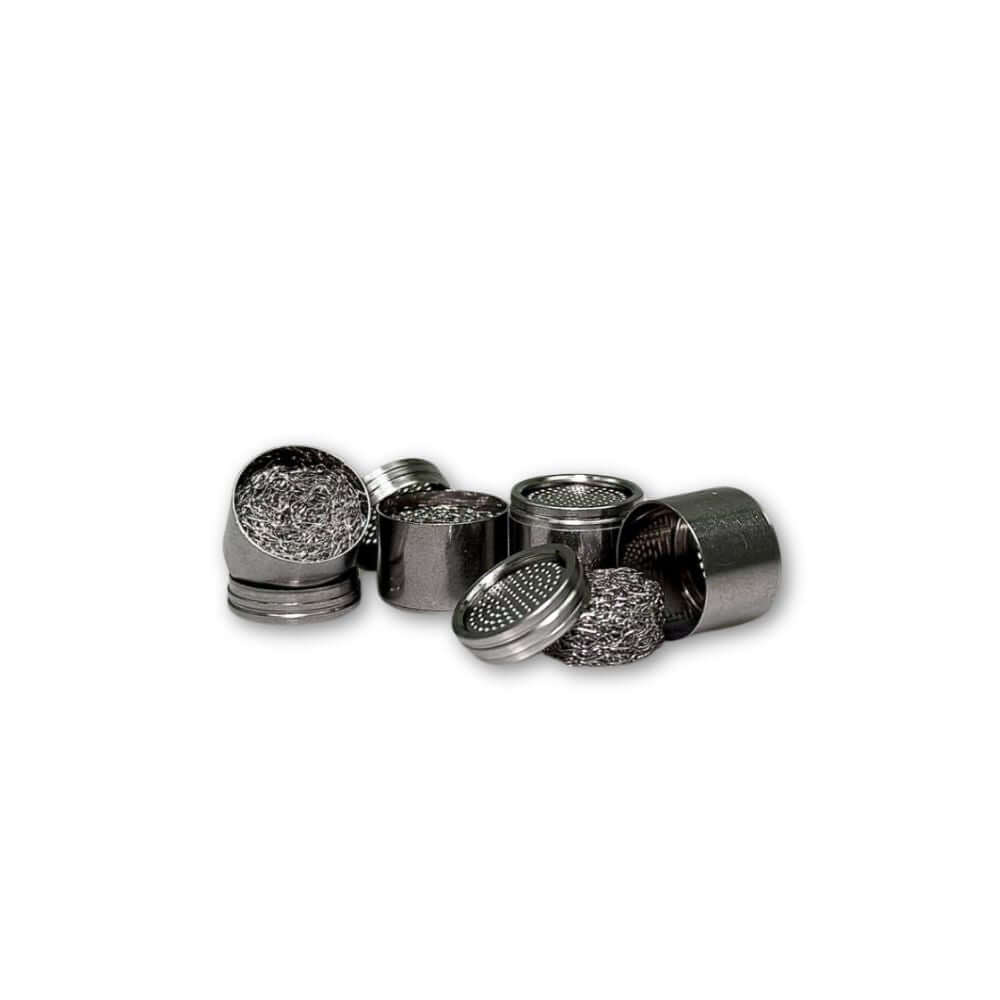 Norddampf Relict Dosierkapseln aus Edelstahl, für Extrakte, 4 Stück Altai-Hemp's Smoking Accessories