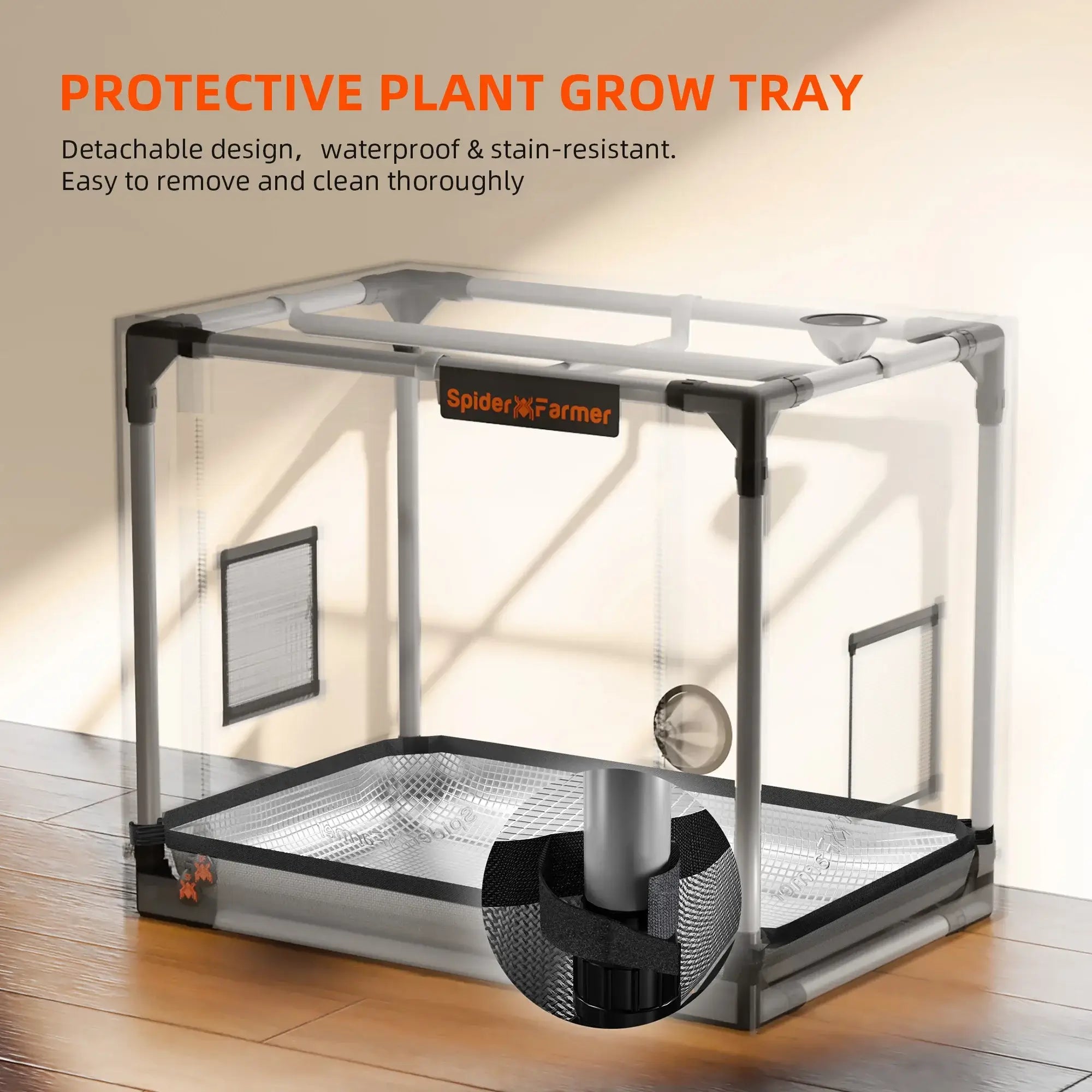 Mini Growzelt 60x40x50cm – Indoor Anzucht-Box Spider Farmer