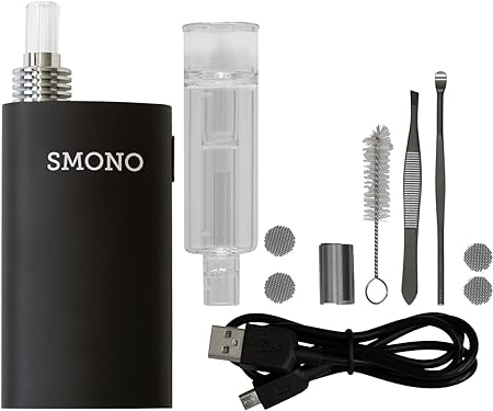 Smono No. 4 Vaporizer Lieferumfang – Vielseitig für Kräuter, Wachs, Öl - Altai-Hemp's