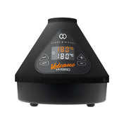 Storz & Bickel Volcano Hybrid schwarz Vaporizer für Kräuter mit Temperaturanzeige und stylischem Design