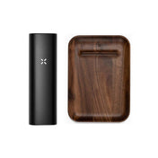 PAX Plus Starter Kit Vaporizer in schwarz, mit Holzschale für Kräuter, effizient und stilvoll, jetzt bei Altai Hemps erhältlich.