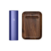 PAX Plus Starter Kit in Periwinkle with Holzschale für Kräuter von Altai Hemps - stilvoll und effizient.