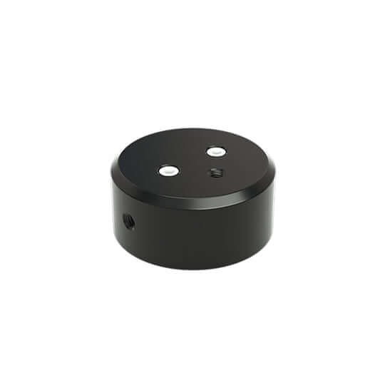 Schwarzer Ersatzkammerdeckel für Stundenglass Vaporizer, ideal für Kräuter und Extrakte. Effizient und stilvoll.