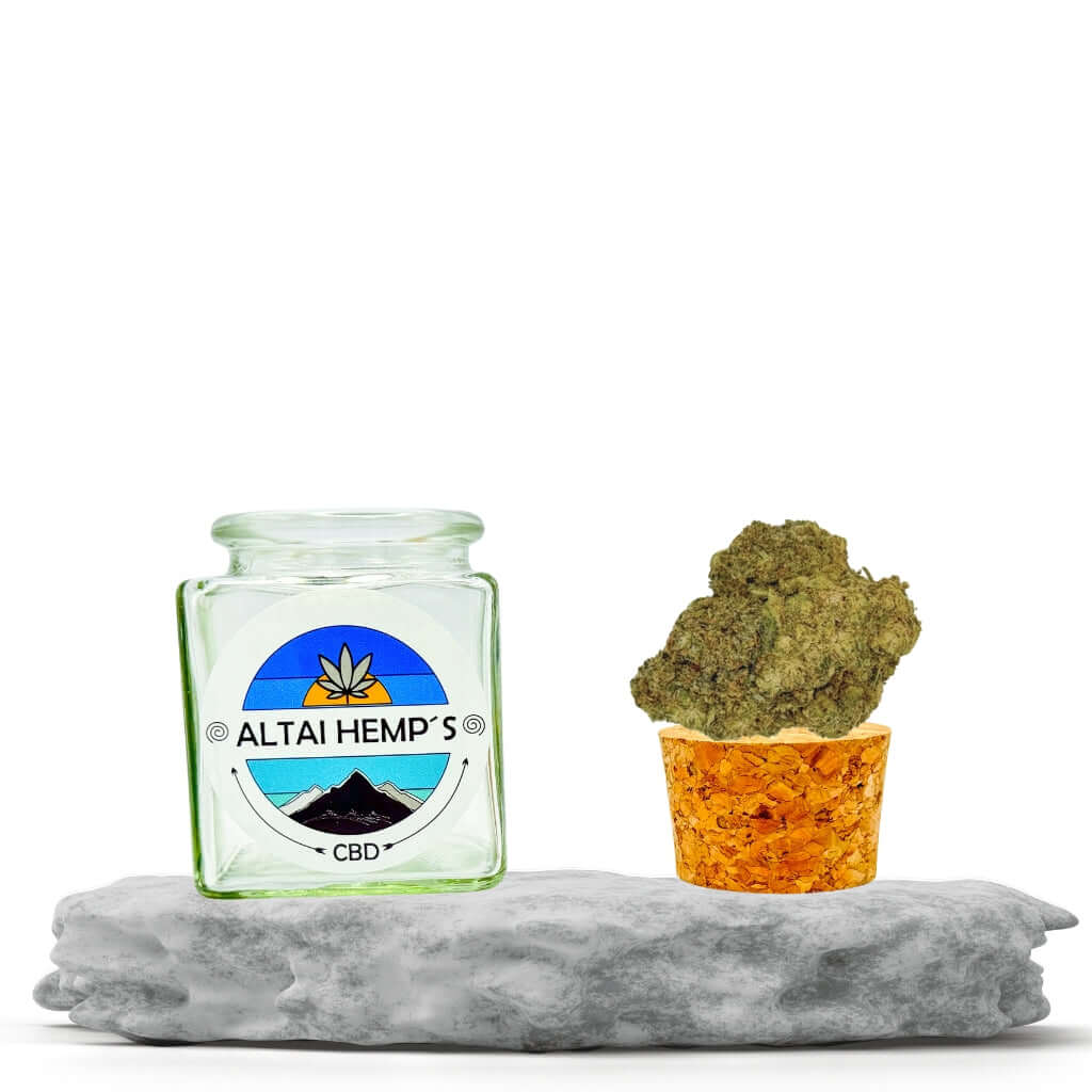 Blueberry Muffin CBD Blüten 14% -Glas- kaufen | Altai-Hemp's
