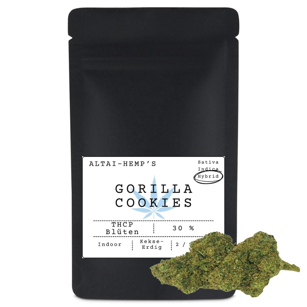Gorilla Cookies THCP Blüten 30% Knospe-Doypack - Altai-Hemps