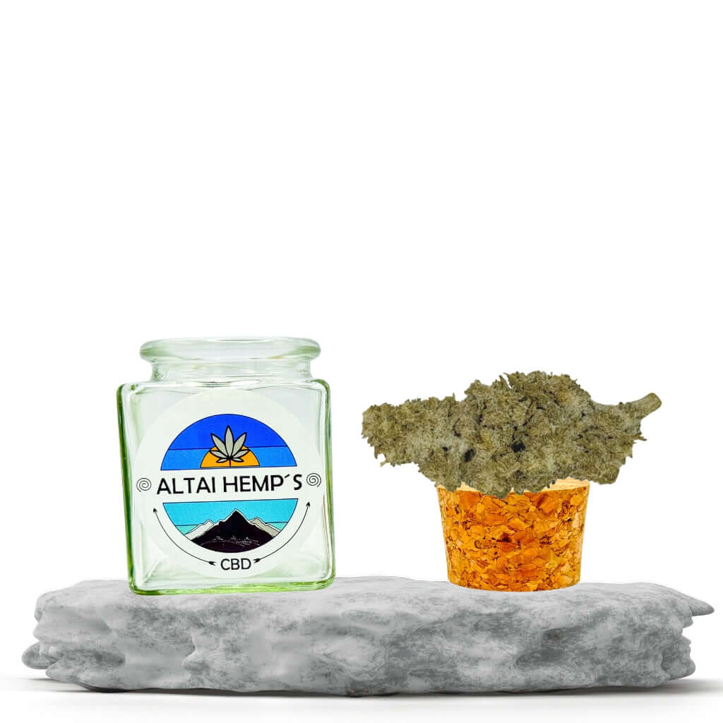 Snow Zkittlez CBD Blüten 15% Glas kaufen | Altai-Hemp's