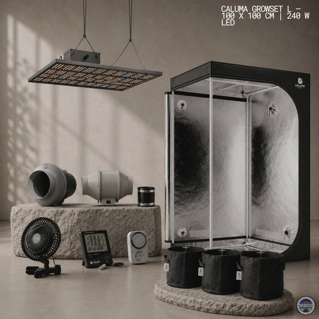 Caluma Growset L – 100 x 100 cm | 240 W LED Komplettset