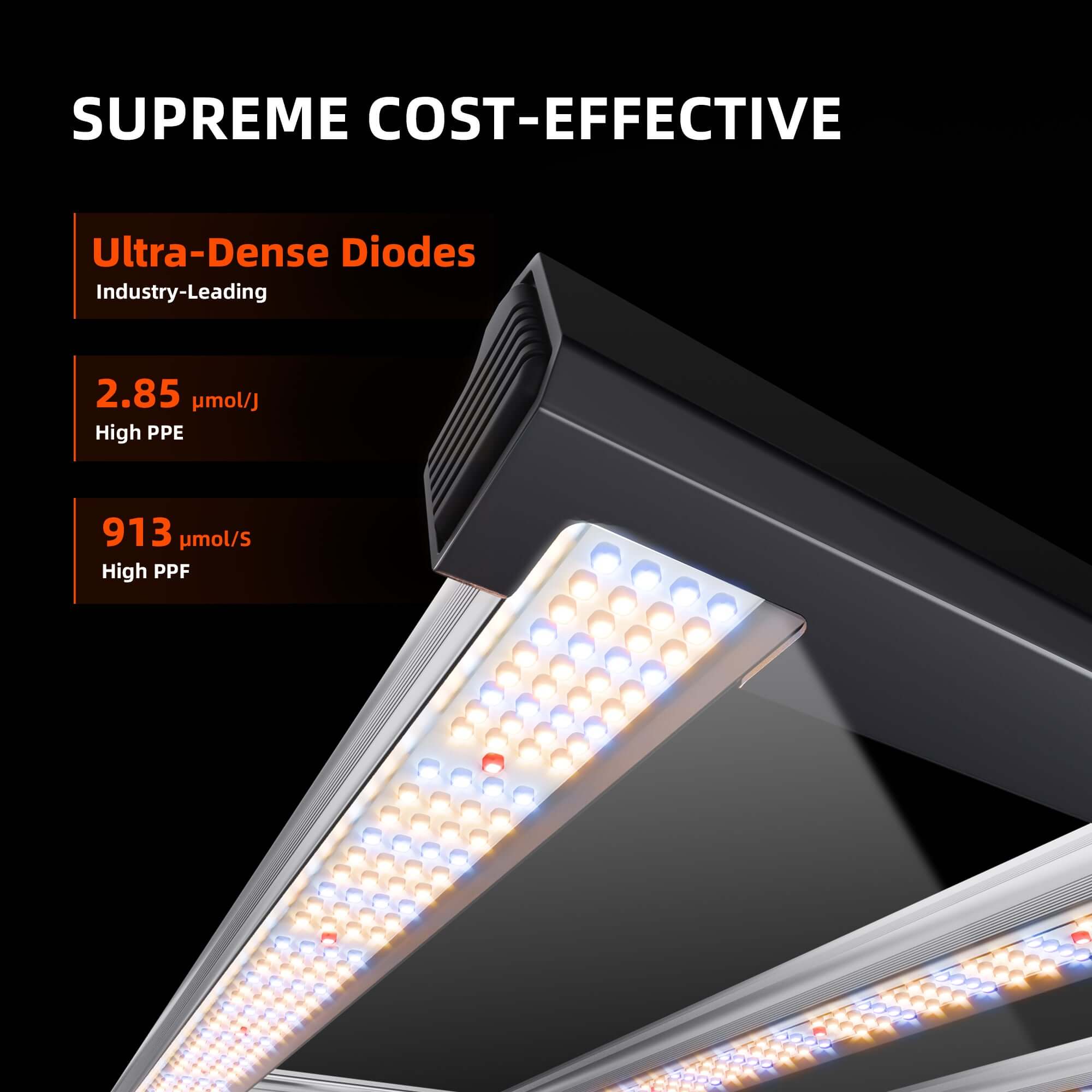 G4500 LED Growlampe 320W – WLAN + App-Steuerung, Spider Farmer