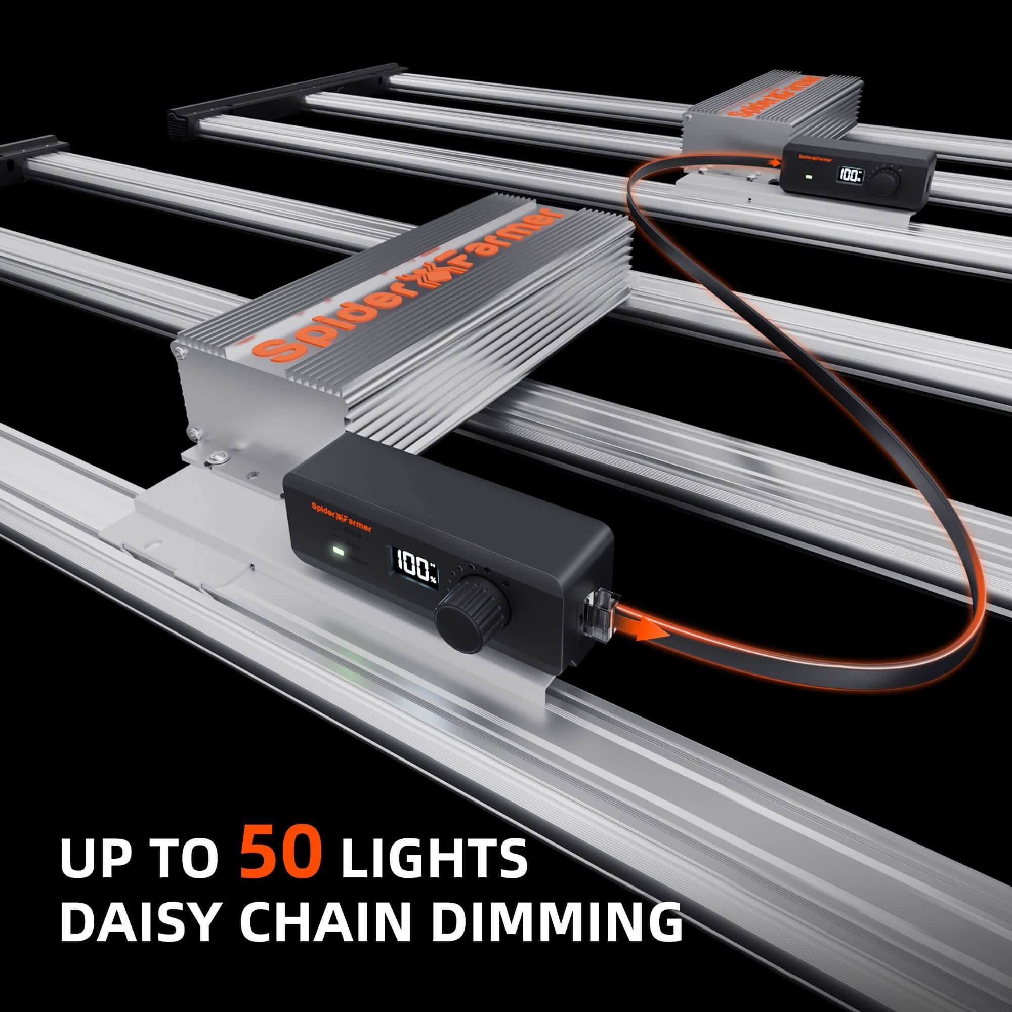 G4500 LED Growlampe 320W – WLAN + App-Steuerung, Spider Farmer