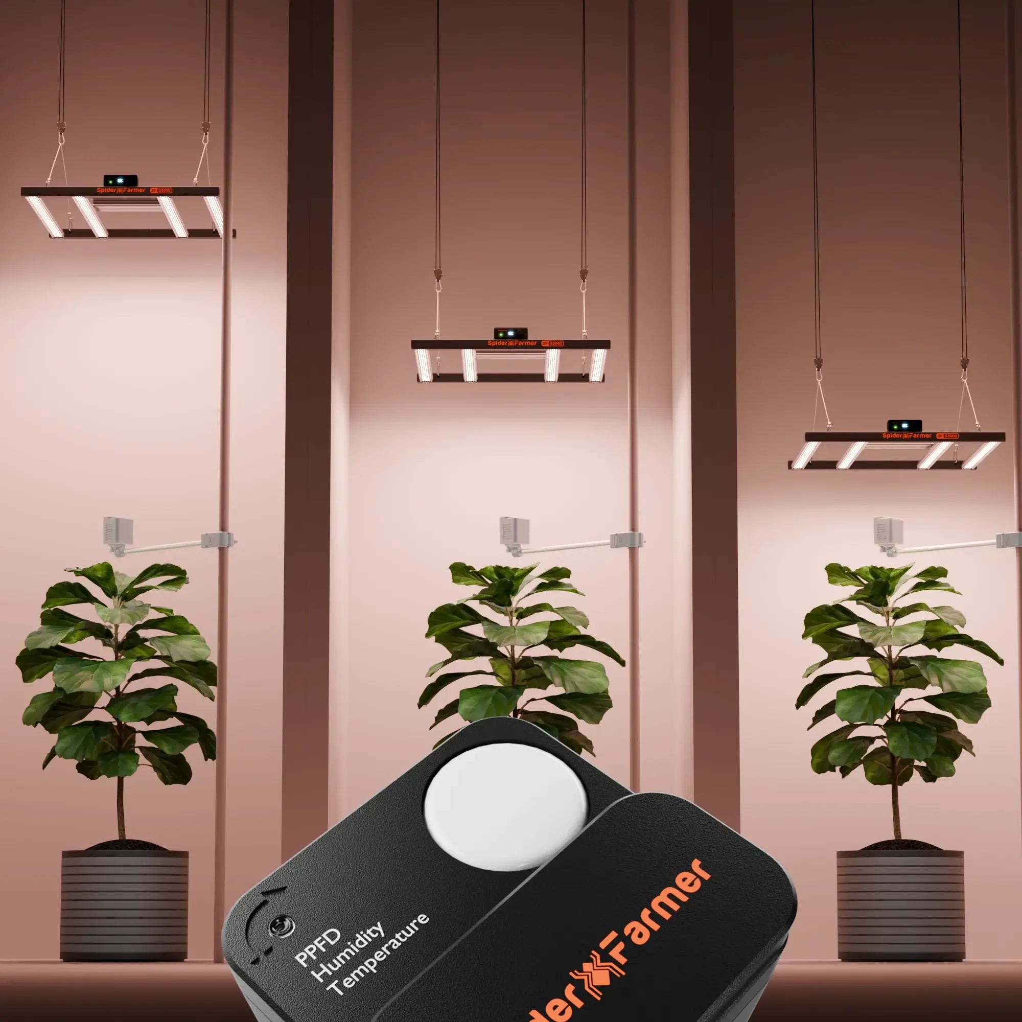 GGS Sensor Pro 4-in-1 – VPFD, CO₂, Temp, Licht – Spider Farmer