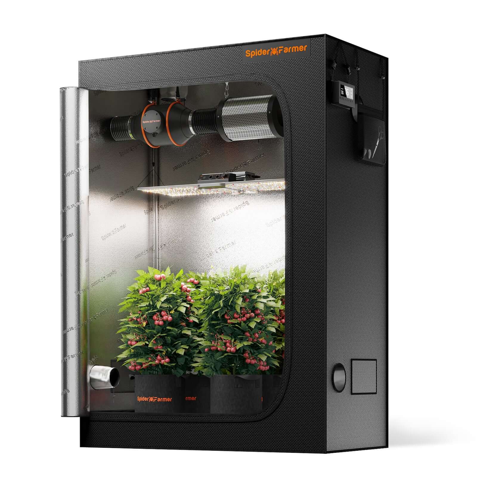 Growzelt 140x70x200cm – Indoor Zuchtzelt für 2 Pflanzen