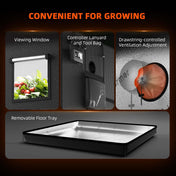 Growzelt 300x150x200cm – breite Indoor-Box für Großzucht Spider Farmer