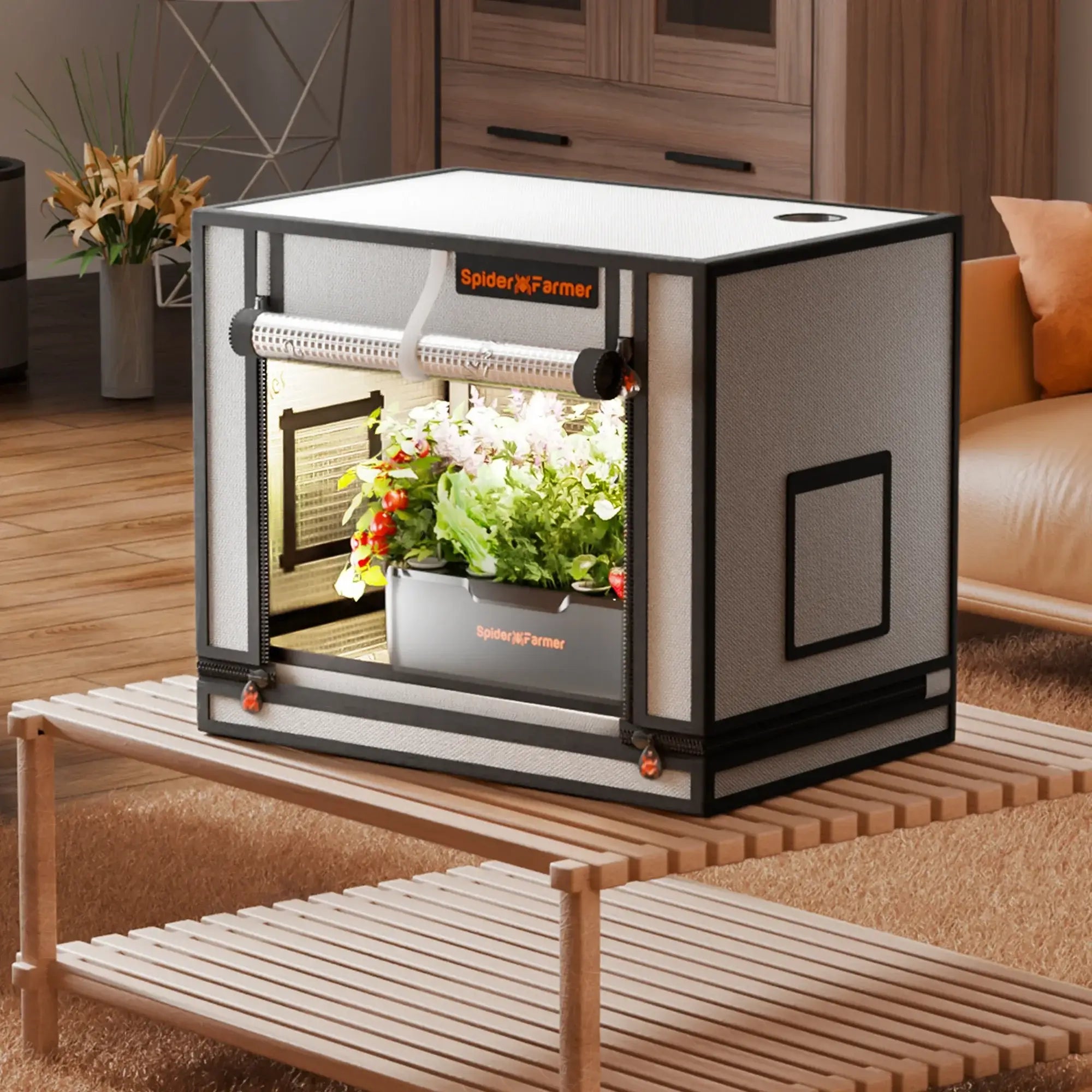 Mini Growzelt 60x40x50cm – Indoor Anzucht-Box Spider Farmer