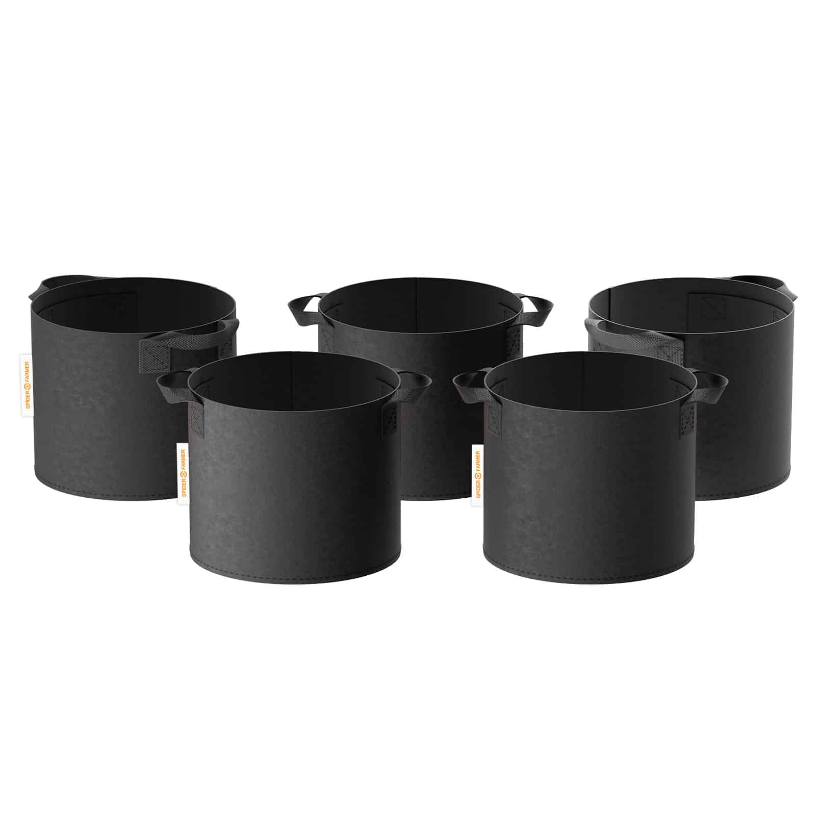 Pflanzsack 5er-Set 40L – Vliesstoff-Topf für Wurzelstärke