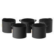 Pflanzsack 5er-Set 40L – Vliesstoff-Topf für Wurzelstärke