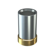 Stundenglass Modül Quarztank für Trockenmaterial Vaporizer in Silber und Gold, effizient und stilvoll.
