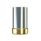 Stundenglass Modül Quarztank für Vaporizer mit eleganter silberner und goldener Verarbeitung.