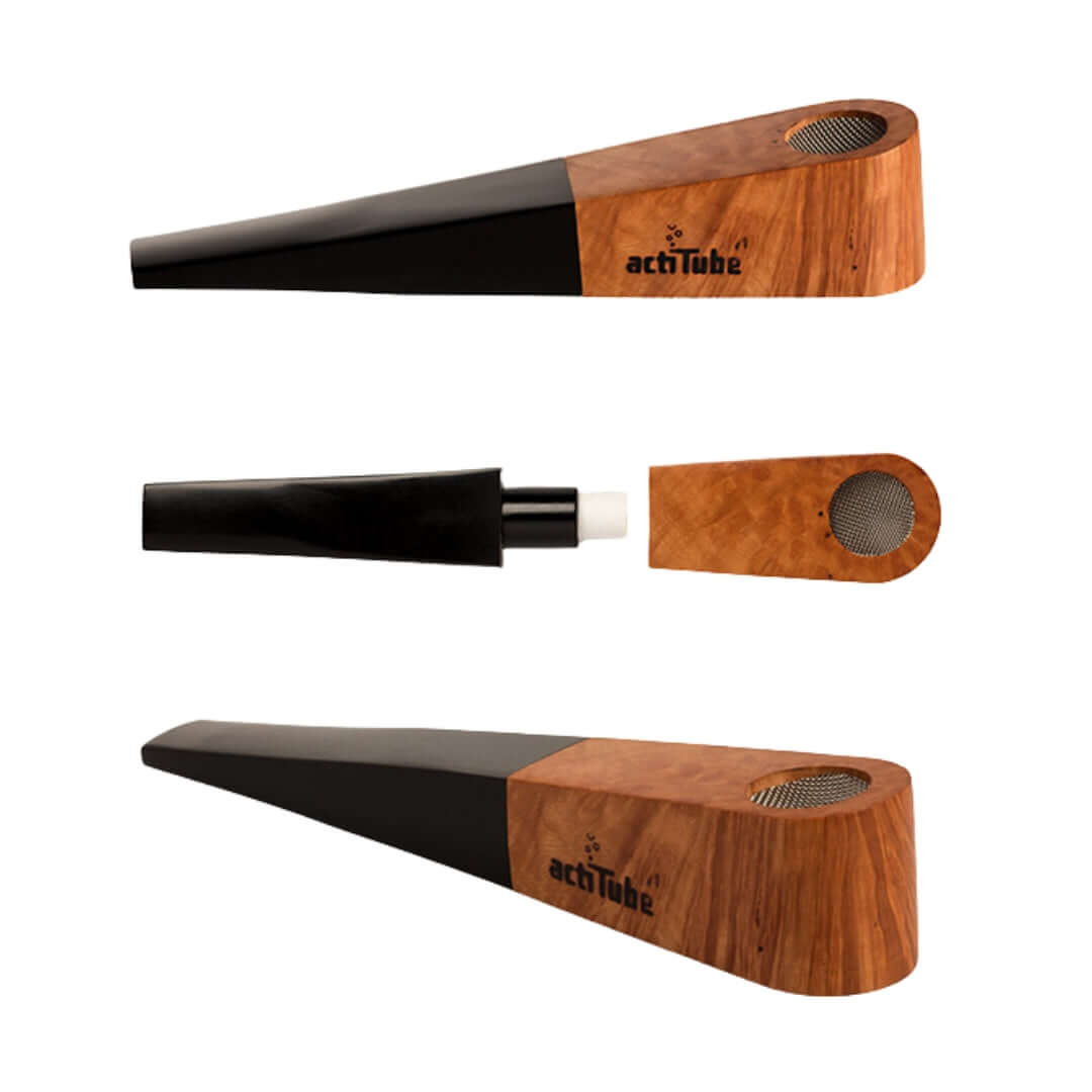 actiTube Tune in Pfeife, Bruyère Holz Altai-Hemp's 2